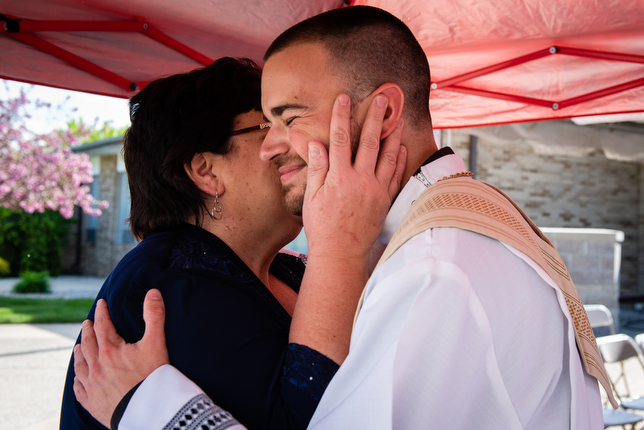 Father Kevin Wojciechowski and his Mother