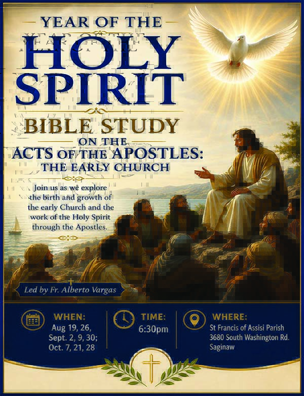 Year of the Holy Spirit Bible Study flyer