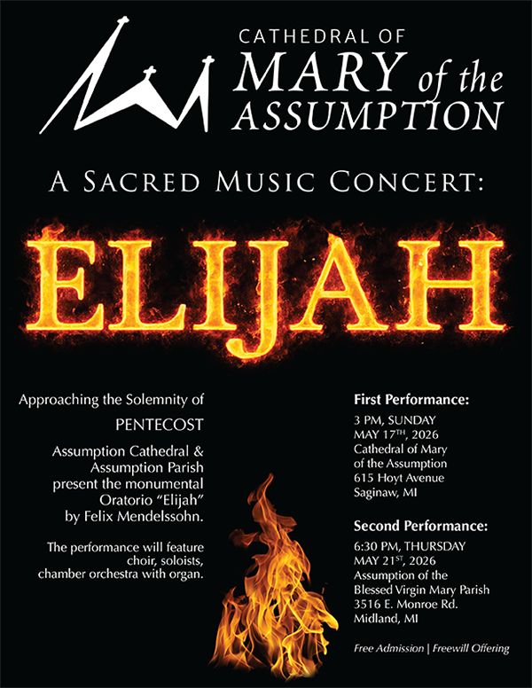 Elijah Concert Flyer