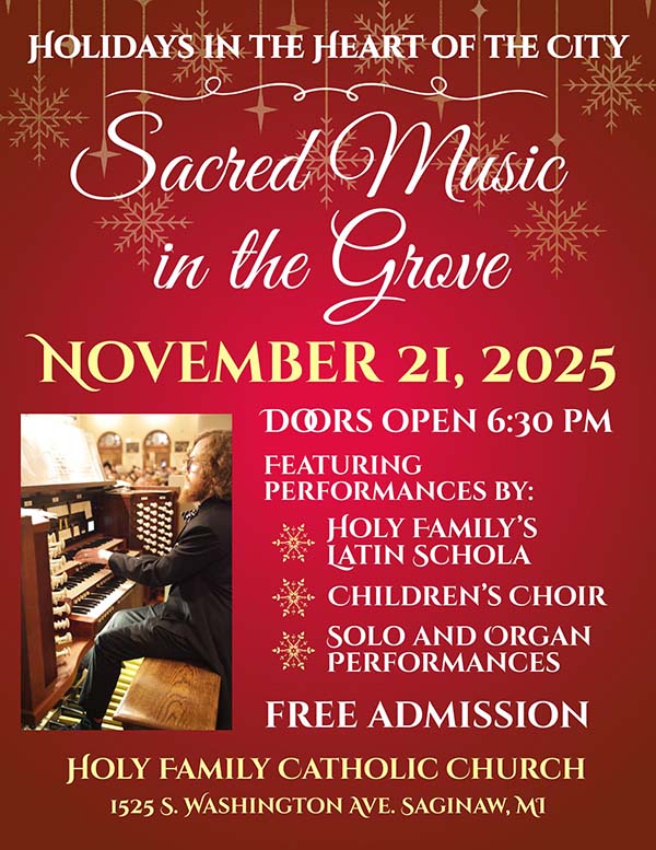 Sacred Music in the Grove Flyer Image
