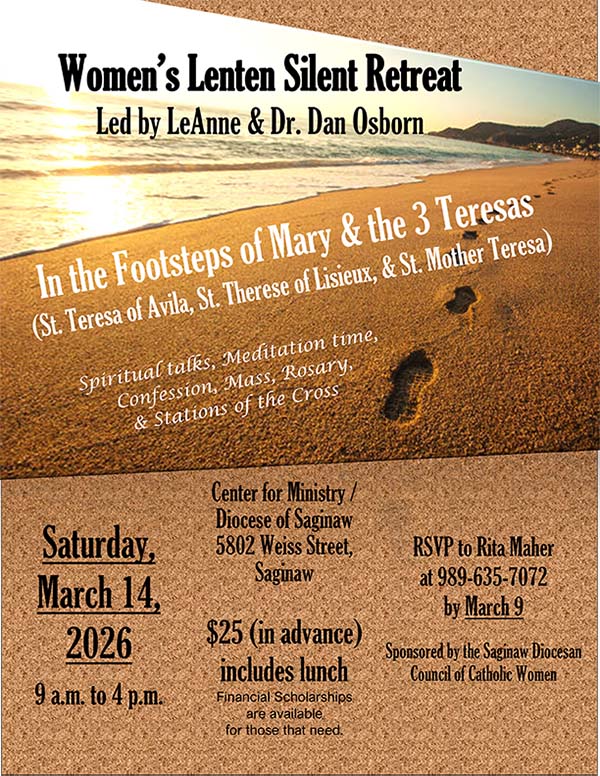 Womens Lenten Silent Retreat Flyer 2026