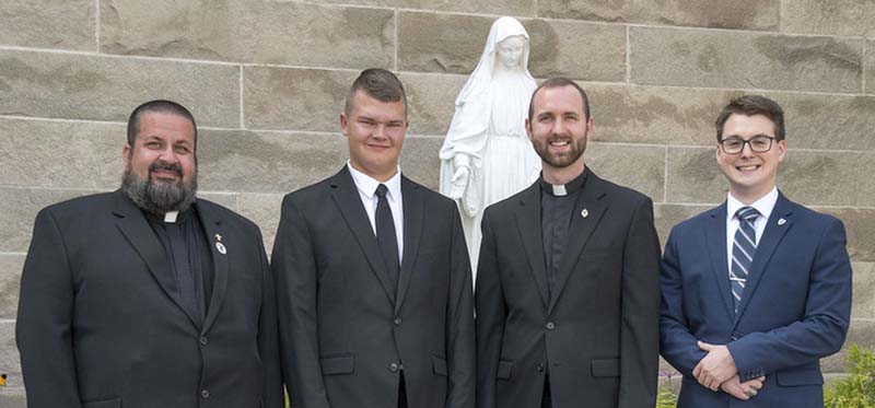 Deacon Daniel Christe, Carter Filhart, Charles Warner, Michael Kuehne