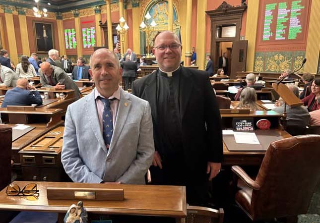 Jerry Neyer and Fr. Andy Booms