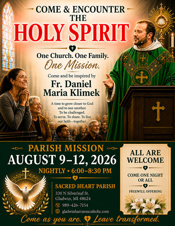 Come Encounter the Holy Spirit Flyer