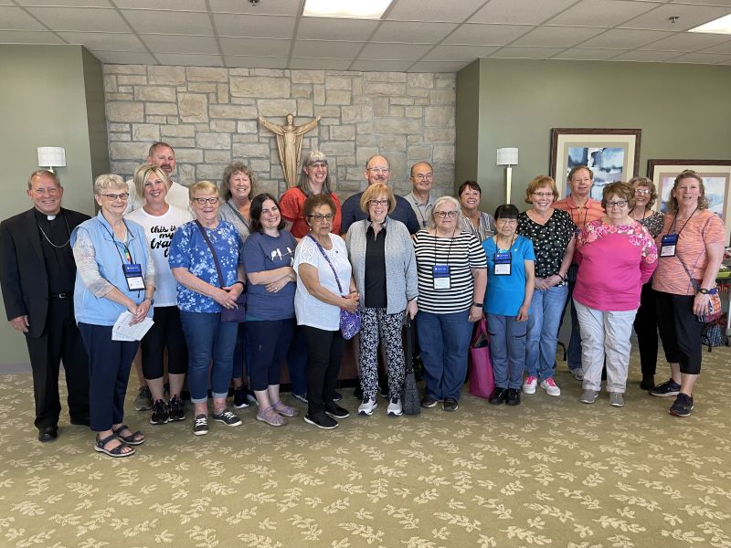 group photo of pilgrims