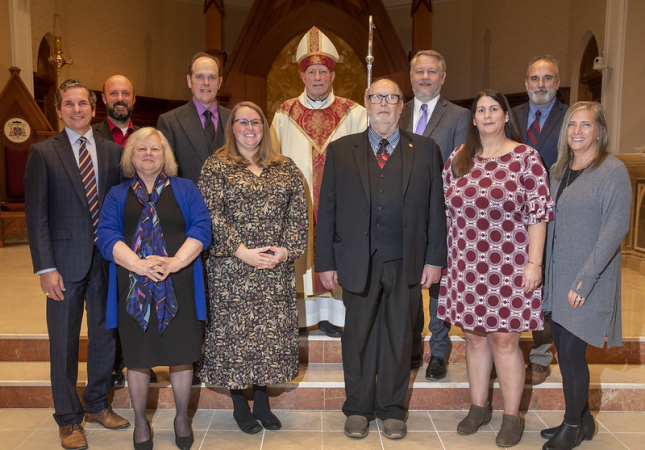 Bishop Gruss and Lay Ministers