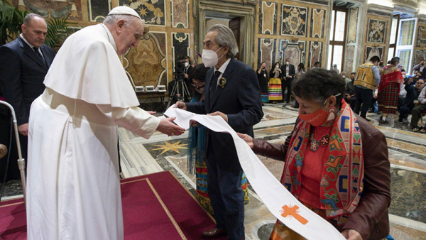 Pope Francis Canadian Indigenous