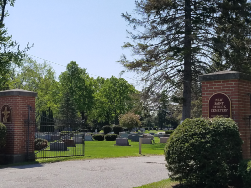 St. Patrick Cemetery Entrance