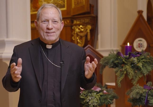 Bishop Gruss Advent Wreath