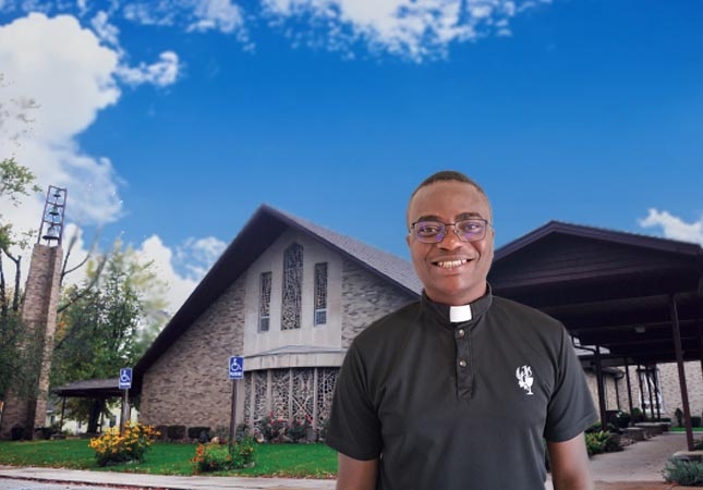 Fr. Vincent at St. Peter Parish