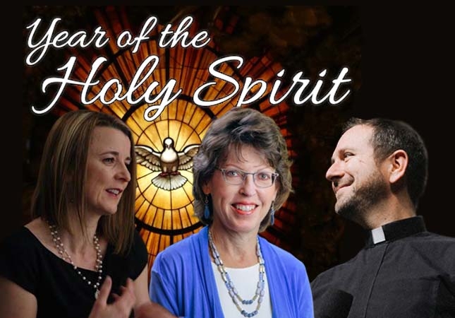 Julianne Stanz, Dr. Mary Healy, Fr. Mathias Thelen