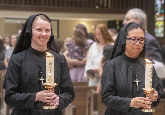 Sister Karoline Marie, RSM and Sister Joan Miriam, RSM