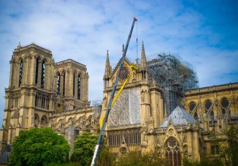 Notre Dame de Paris after the fire