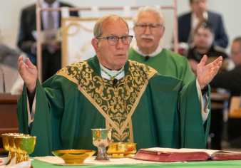 Bishop Gruss and Deacon Larry