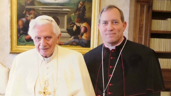 Pope Benedict and Bishop Robert Gruss