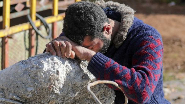 Man Weeping