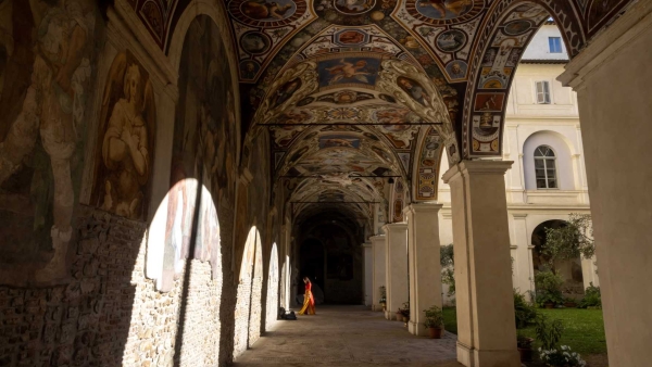 frescoes in the cloister of the Dominican friars' convent 