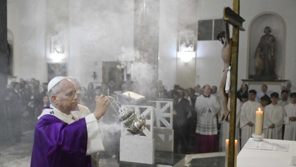 Pope Leo XIV celebrates Mass